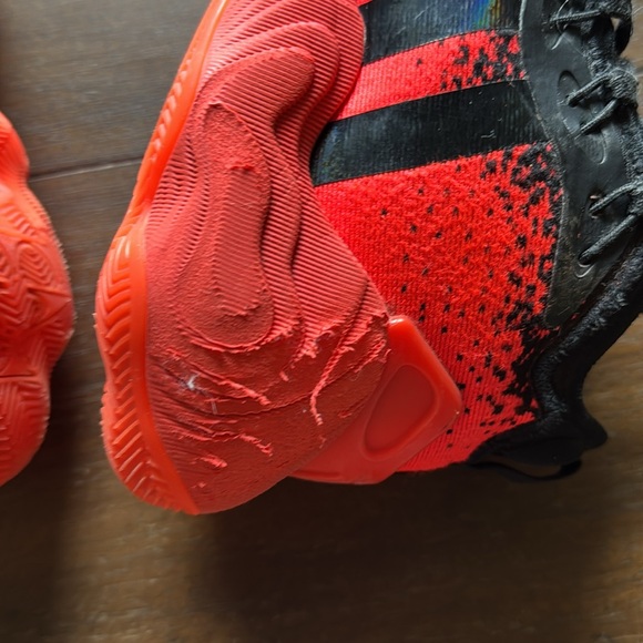 Sz 6.5 (wmn 7.5) Adidas Trae Young 3 Solar Red Black Basketball sneakers shoes - Picture 15 of 16